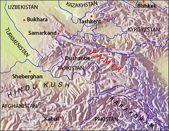 Colour Map Pamir