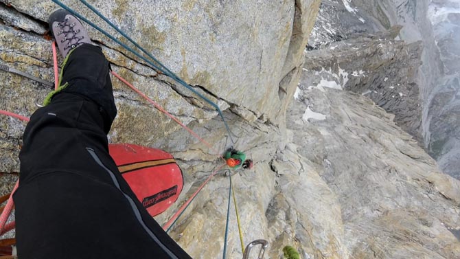 Tangra Tower (5820 m) first climb