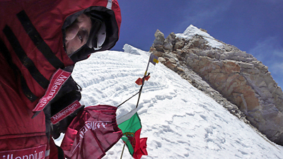 Joao Garcia on Manaslu summit