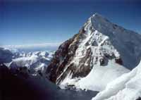 View to the Everest from the Lhotse Middle top